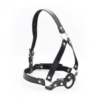 Náustok s popruhmi HEAD HARNESS + RING GAG