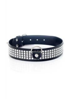 Obojok COLLAR CRYSTALS SILVER 3cm