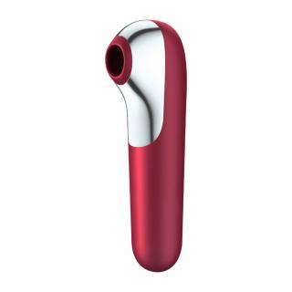 Stimulátor klitorisu SATISFYER DUAL LOVE červený