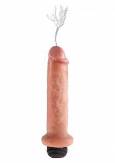 Striekajúce realistické dildo KING COCK 7 SQUIRTING