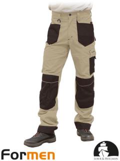 Pracovné nohavice do pása LH - FMN T BE3 Farba: Bežovo-hnedá BE3, Veľkosť číslo: 50