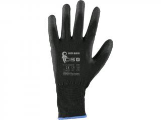 Pracovné rukavice BRITA BLACK Farba: Čierna, Veľkosť: 10