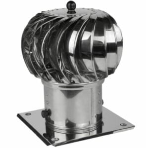 Baldrex vent. fi300 podstava štvorec inox