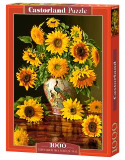 Castorland Puzzle Sunflowers in a Peacock Vase 1000 Dielikov (103843)