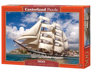 Castorland Puzzle Tall Ship Leaving Harbour 500 Dielikov (52851)