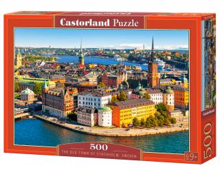 Castorland Puzzle The Old Town of Stockholm, Sweden 500 Dielikov (52790)