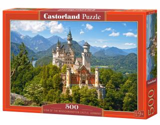 Castorland Puzzle View of the Neuschwanstein Castle, Germany 500 Dielikov (53544)
