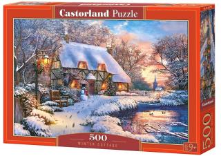 Castorland Puzzle Winter Cottage 500 Dielikov (53278)
