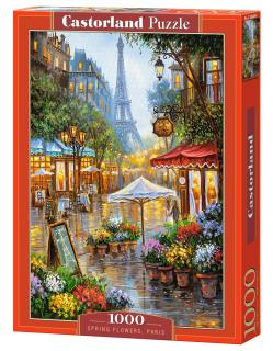 Puzzle Castorland Spring Flowers, Paris 1000 Dielikov (103669)