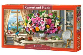 Puzzle Castorland Summer Flowers and Cup of Tea 4000 Dielikov (400263)