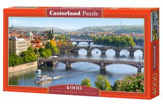 Puzzle Castorland Vltava Bridges in Prague 4000 Dielikov (400096)