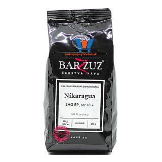 Nikaragua, 100% Arabica, zrnková káva, 250 g