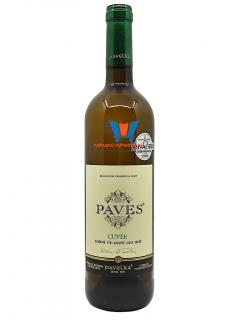 Paves biely 2017, akostné značkové víno, suché, 0,75 l