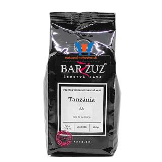 Tanzánia, 100% Arabica, zrnková káva, 250 g