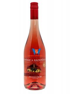 Zweigeltrebe rosé 2021, D.S.C., akostné víno, polosladké, 0,75 l