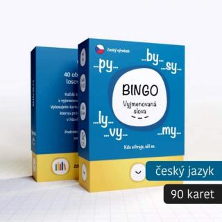 BINGO: VYJMENOVANÁ SLOVA - karetní hra