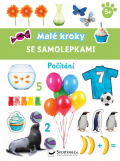 POČÍTÁNÍ - malé kroky se samolepkami 5+