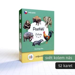 POSTŘEH! ZVÍŘATA - karetní hra