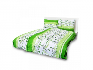 Bavlnené posteľné návliečky Lana zelená Materiál: 100% BAVLNA, Rozmer: 1x70x90/1x140x200cm