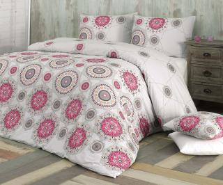 Bavlnené posteľné obliečky Alden Materiál: 100%BAVLNA RANFORCE, Rozmer: 2x50x70/1x200x220cm+PLACHTA 240x260cm