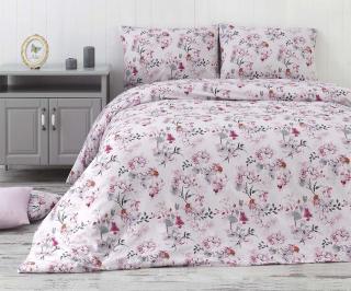 Bavlnené posteľné obliečky Jasmine Materiál: 100%BAVLNA RANFORCE, Rozmer: 2x50x70/1x200x220cm+PLACHTA 240x260cm