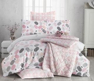Bavlnené posteľné obliečky Lovable pink Materiál: 100%BAVLNA RANFORCE, Rozmer: 2x50x70/1x200x220cm+PLACHTA 240x260cm