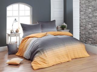 Bavlnené posteľné obliečky Melina Gold Matějovský Materiál: Bavlna DELUXE, Rozmer: 2x70x90/1x210x200cm