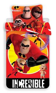 Detské obliečky INCREDIBLES 02 Materiál: Hladká bavlna, Rozmer: 1x70x90/1x140x200cm