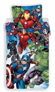 Detské posteľné obliečky Avengers Brands Materiál: Hladká bavlna, Rozmer: 1x70x90/1x140x200cm