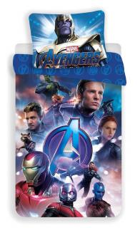 Detské posteľné obliečky Avengers Endgame Materiál: Hladká bavlna, Rozmer: 1x70x90/1x140x200cm