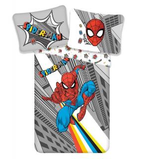Detské posteľné obliečky Spiderman Pop Materiál: Hladká bavlna, Rozmer: 1x70x90/1x140x200cm