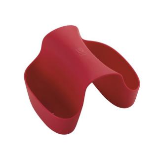 Držiak na drátenku/hubku SADDLE 10,2x10,2x12,7 cm z plastu v červenej farbe, Umbra Rozmer: 10,2x10,2x12,7 cm, Kód tovaru: 330210505
