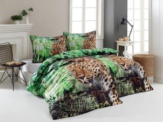 Exkluzívne bavlnené obliečky Leopard Materiál: Bavlna DELUXE DIGITAL, Rozmer: 1x70x90/1x140x200cm