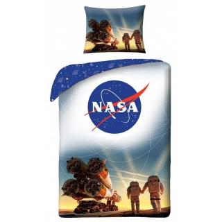 Návliečky NASA raketa Materiál: Hladká bavlna, Rozmer: 1x70x90/1x140x200cm