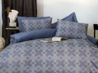 Obliečky Dixon issimo Home Materiál: JACQUARD 100% BAVLNA, Rozmer: 1x70x90/1x140x200cm, Farba: Modrá