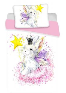 Obliečky do postieľky Bunny baby Disney Materiál: Hladká bavlna, Rozmer: 1x40x60/1x100x135cm