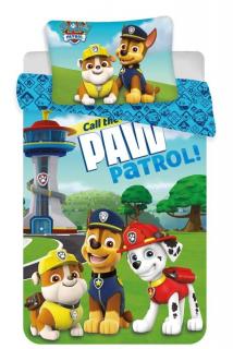 Obliečky do postieľky Paw Patrol 121 baby Disney Materiál: Hladká bavlna, Rozmer: 1x40x60/1x100x135cm