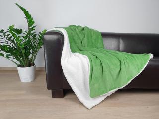 Ovečková deka Ela zelená Materiál: 100% Polyester, Rozmer: 150x200cm, Farba: Zelená