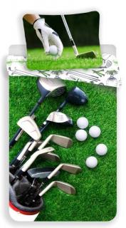 Posteľné obliečky Golf Materiál: Hladká bavlna, Rozmer: 1x70x90/1x140x200cm