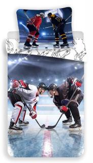 Posteľné obliečky Hokej Materiál: Hladká bavlna, Rozmer: 1x70x90/1x140x200cm