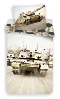 Posteľné obliečky Tank Materiál: Hladká bavlna, Rozmer: 1x70x90/1x140x200cm