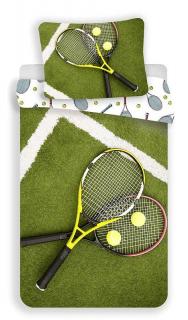 Posteľné obliečky Tenis Materiál: Hladká bavlna, Rozmer: 1x70x90/1x140x200cm