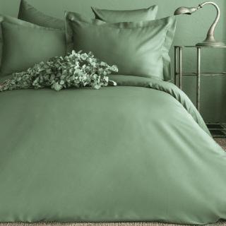 Saténové obliečky Simply Forset green Materiál: Bavlnený satén, Rozmer: 1x70x90/1x140x200cm