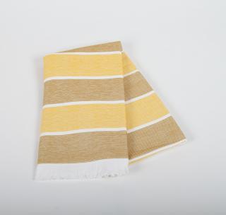 Saunová osuška Anika medovo žltá Materiál: 100% BAVLNA, Rozmer: 100x180cm, Farba: Zlatožltá