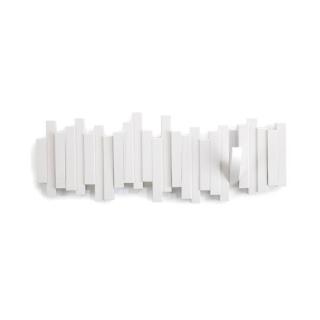 Vešiak sklápací STICKS 46x18x3 cm biely, Umbra Materiál: Plast, Rozmer: 46 x 18 x 3 cm, Farba: Biela