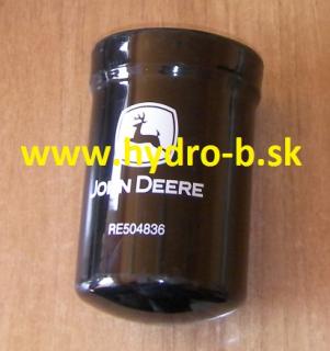 Filter motorového oleja JOHN DEERE, HIDROMEK HMK 102, F2826510A, RE504836 (F28/26510)