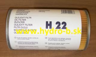 Hydraulický filter H22, UN 053, UNO 180, UNC 060, UNC 061, UZS 050 (627962110422, 627 962 110 422, JIPAP 10, 113960710028, 113 960 710 028, 962110422, 962 110 422, JIPAP  627, 627936510397, 627 936 510 397)