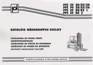 Katalóg ND SV 20 25 30, 3.vyd. 1997 (motorový vysokozdvižný vozík) (SV 20 25 30)