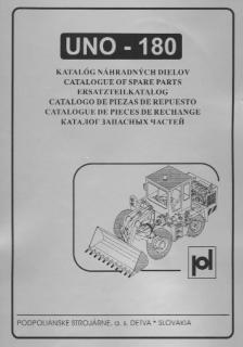 Katalóg ND UNO 180 + motor 5.vyd.1997 (UNO 180)