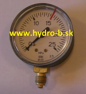 Manometer tlaku pracovnej hydrauliky BIELORUS EO 2621, GOCT 8625-69  (cislo pozicie 14)
